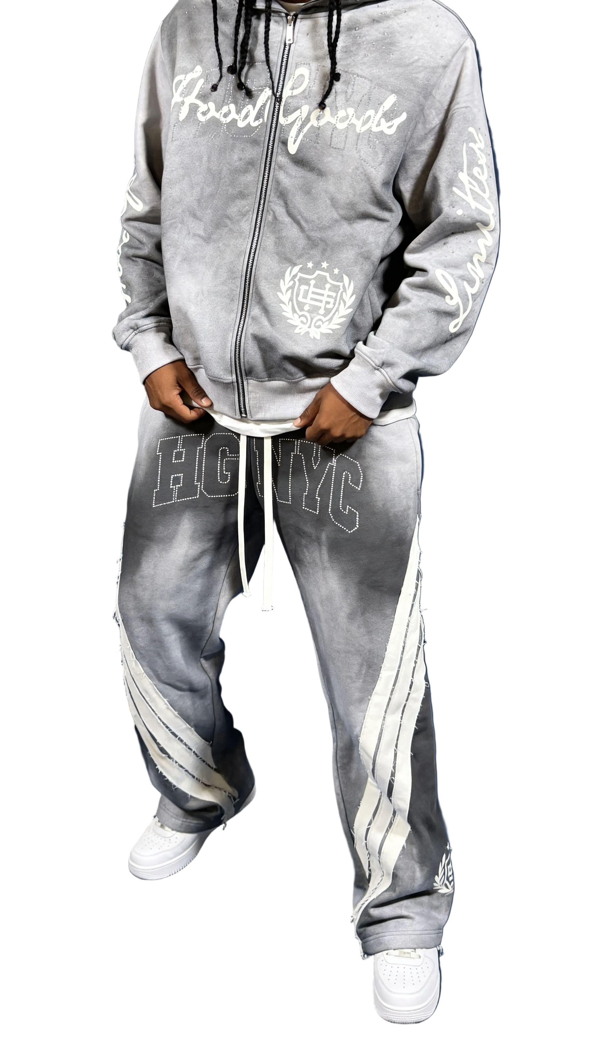 Uptown Faded Gray Sweats
