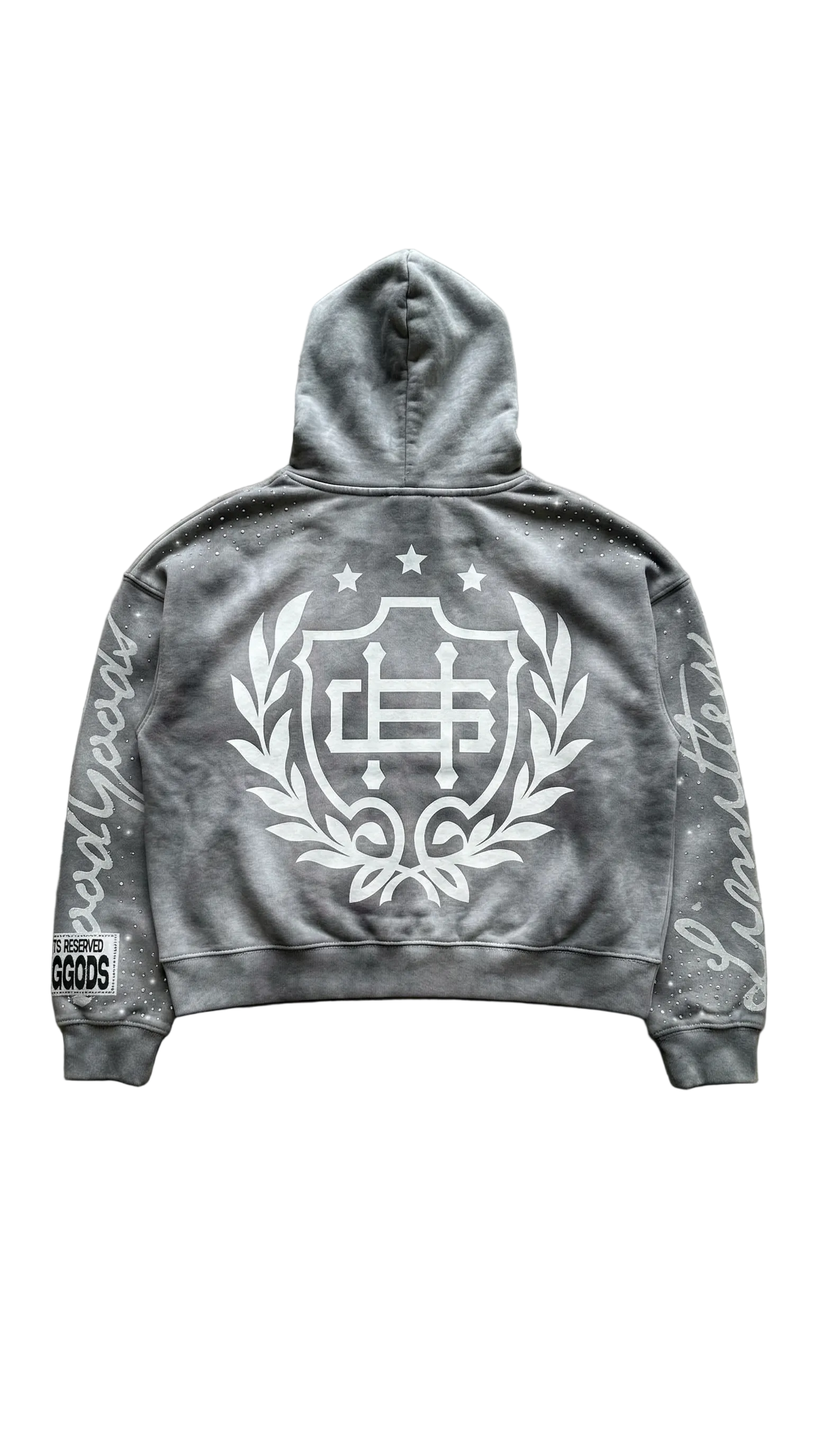 Uptown Faded Gray Hoodie